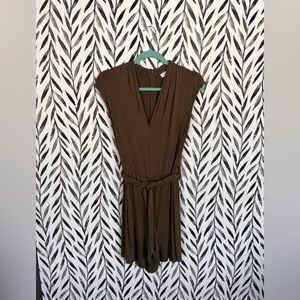 Calvin Klein Olive Green Romper, size 10